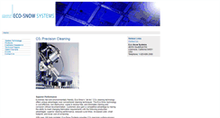 Desktop Screenshot of eco-snow.com